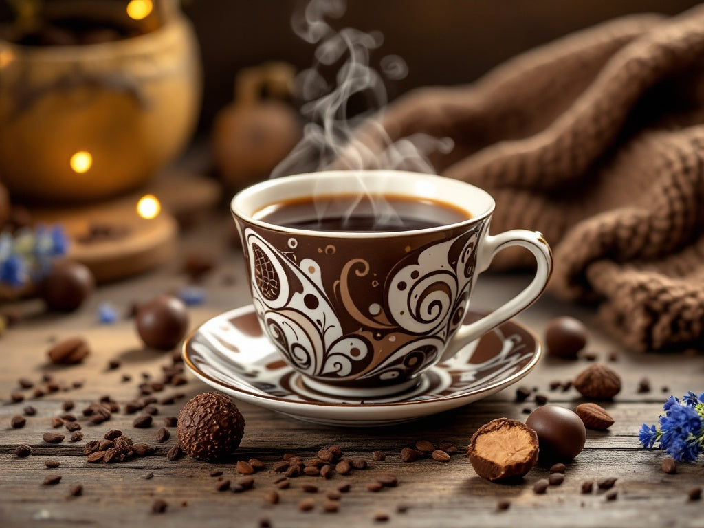 Té negro gourmet con trufa de chocolate amargo
