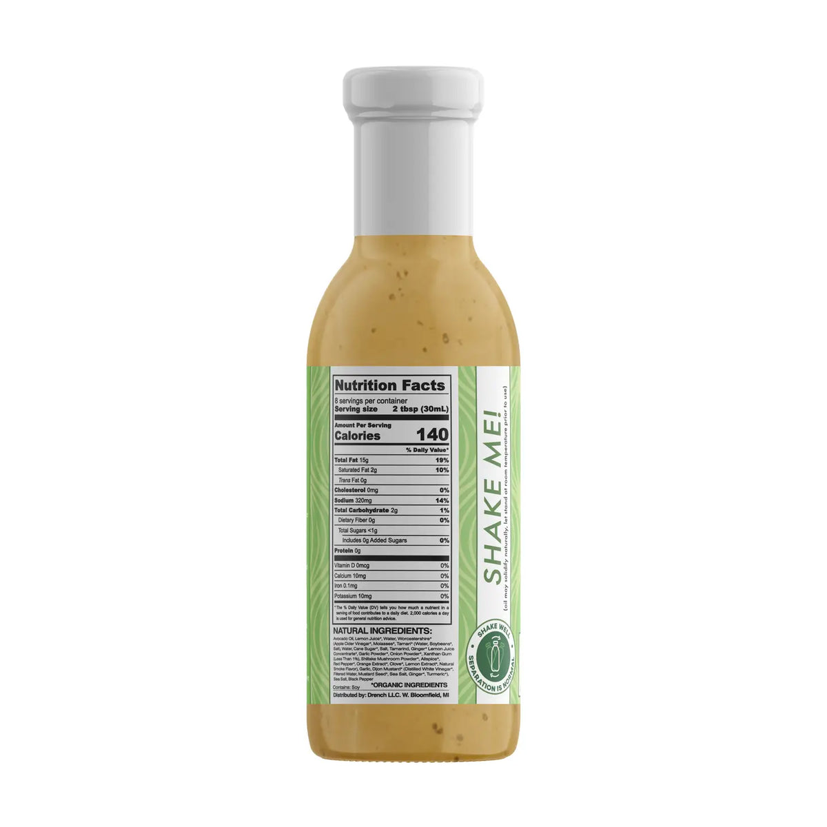Aderezo y adobo para ensalada César (vegano) 8 oz
