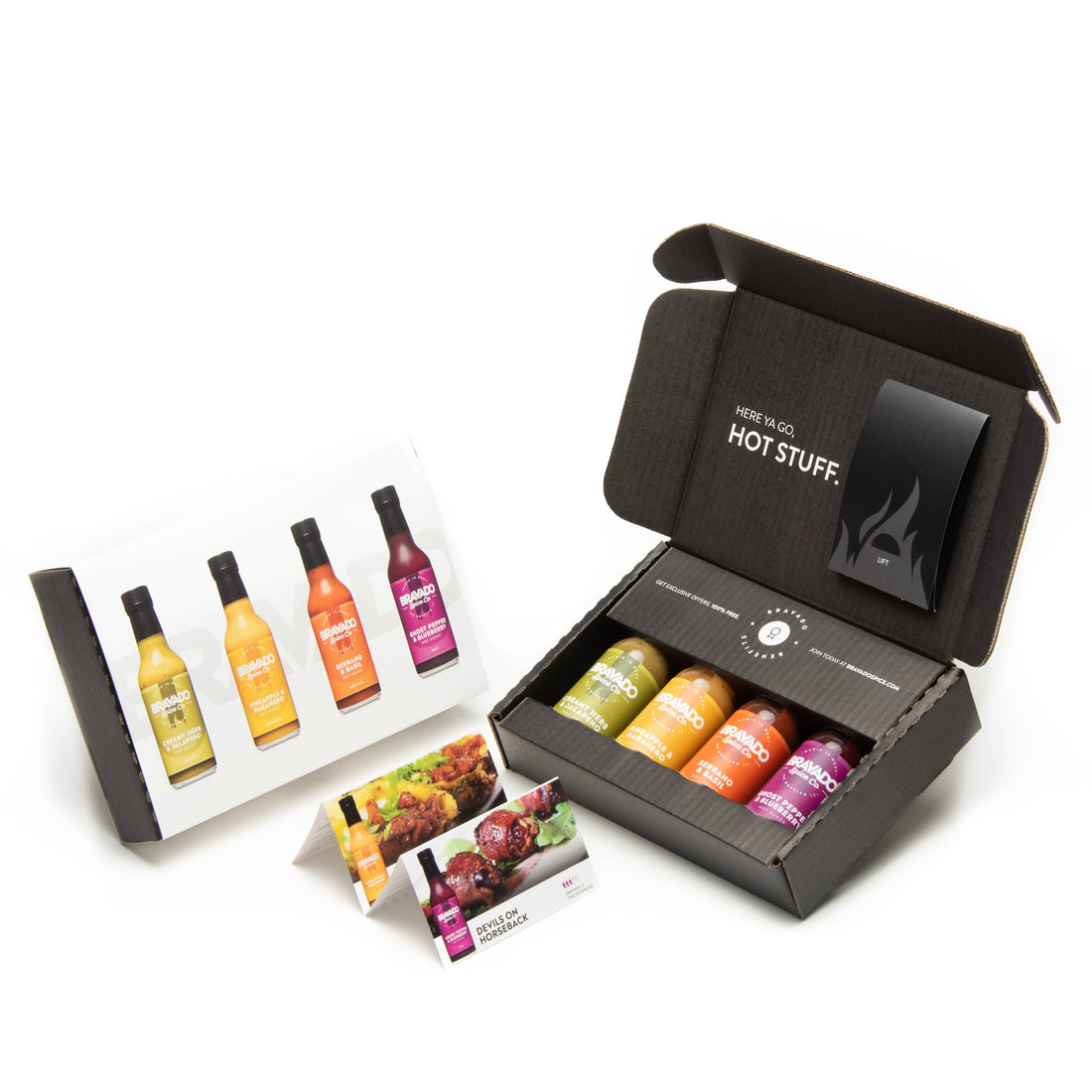 Bravado Hot Sauce Set - Featuring Serrano & Basil Hot Sauce