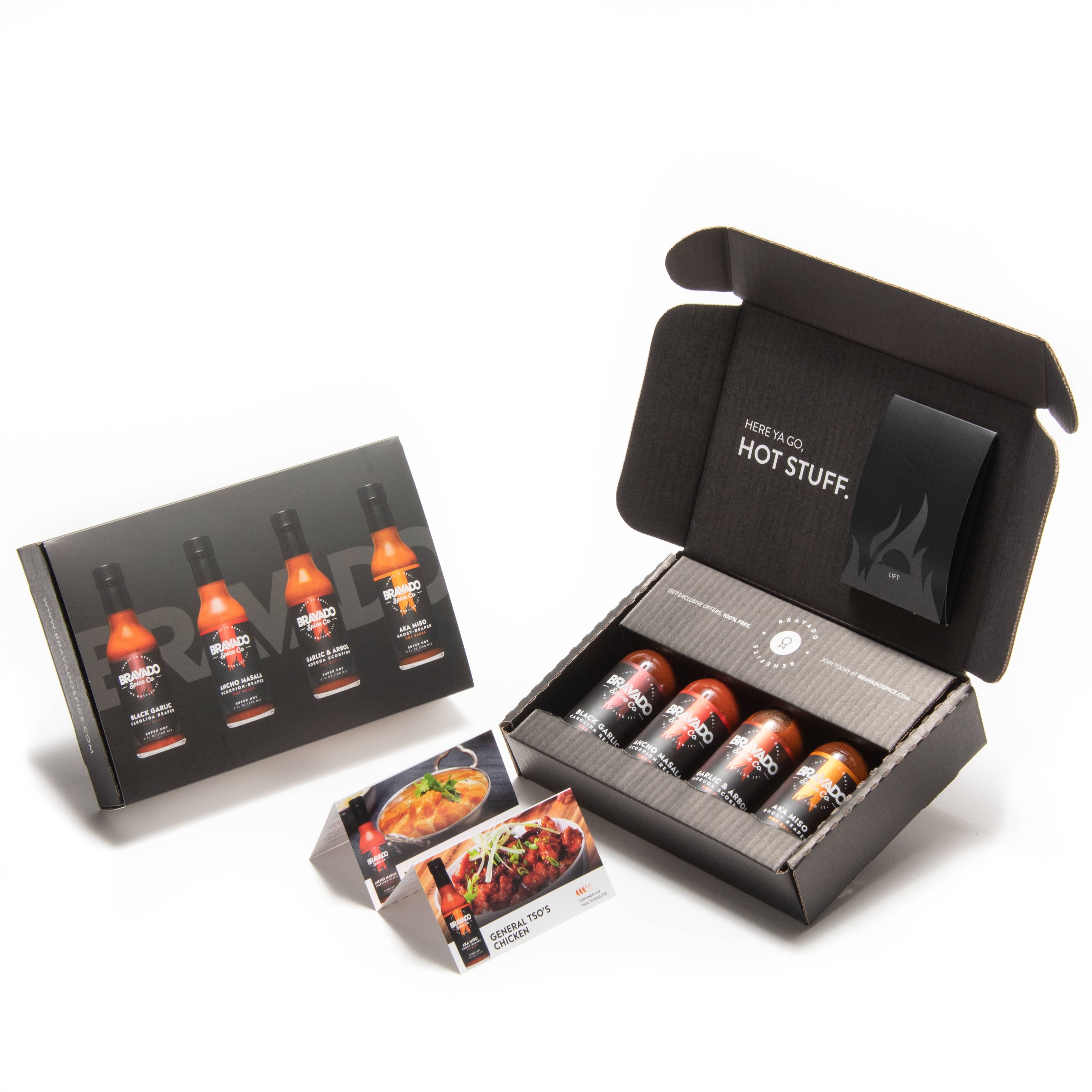 Bravado Super Hot Set - Featuring Garlic & Árbol Moruga Scorpion Hot Sauce