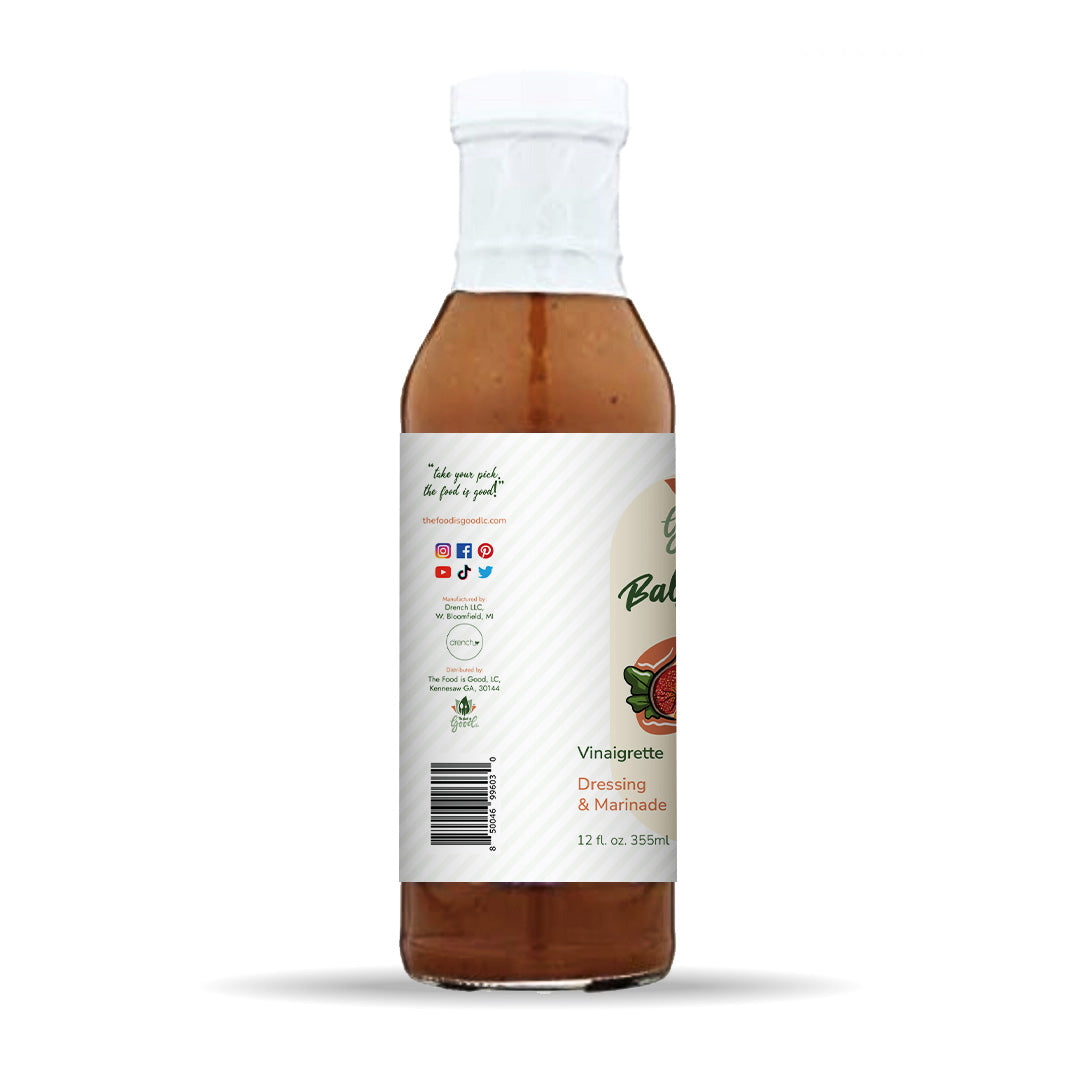Balsamic Fig Salad Dressing Marinade & Vinaigrette 12oz