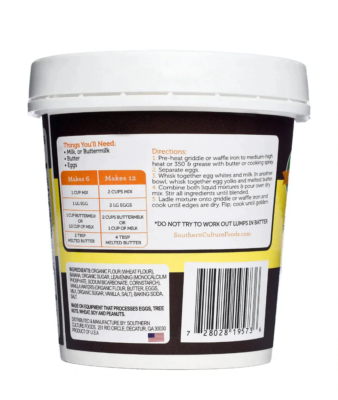 Banana Pudding Pancake and Waffle Mix