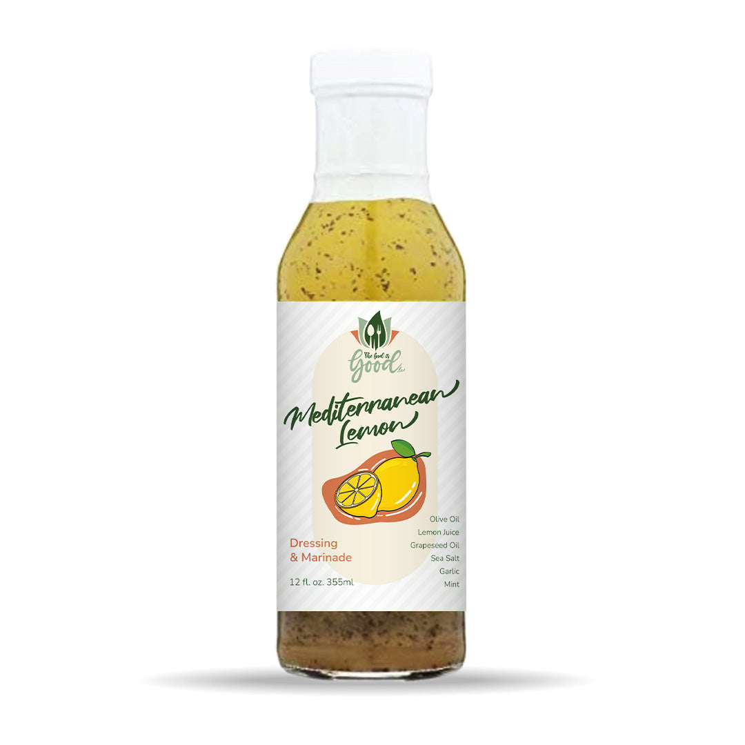 Mediterranean Lemon Dressing & Marinade 12oz