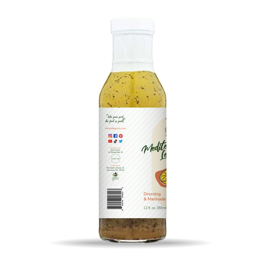 Mediterranean Lemon Dressing & Marinade 12oz