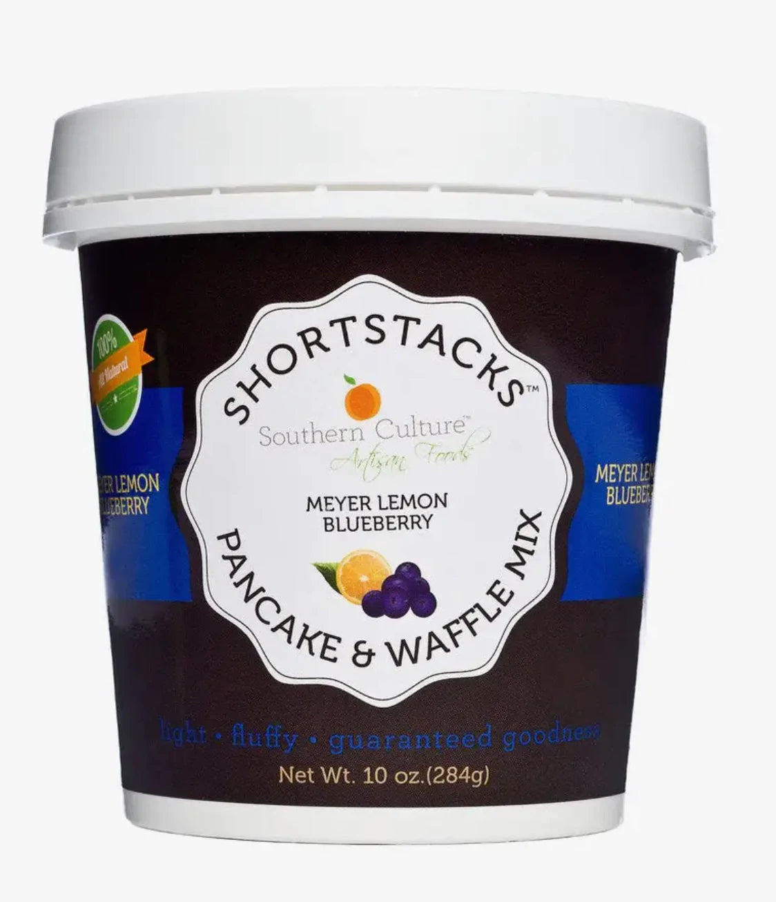 Mezcla para panqueques y gofres con limón y arándanos Meyer