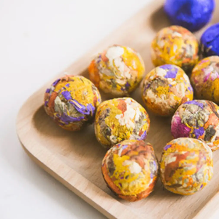 Peony, Mixed Flowers, & Rosebuds Healthy Flower Tea Ball Bundle