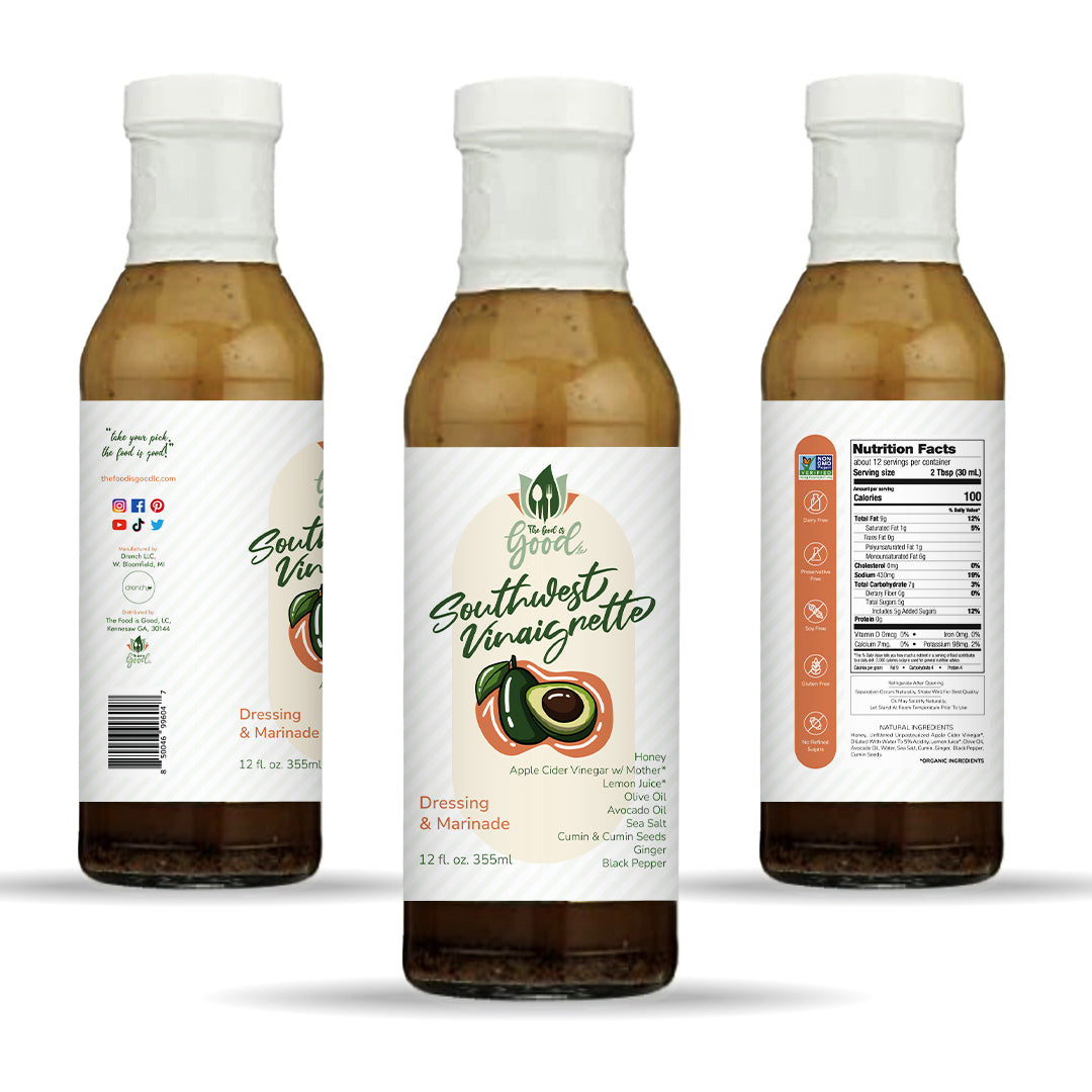 Southwest Salad Dressing Vinaigrette & Marinade 12oz