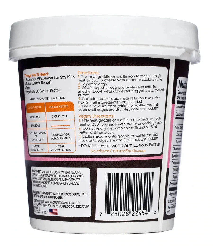 Strawberry Pancake and Waffle Mix