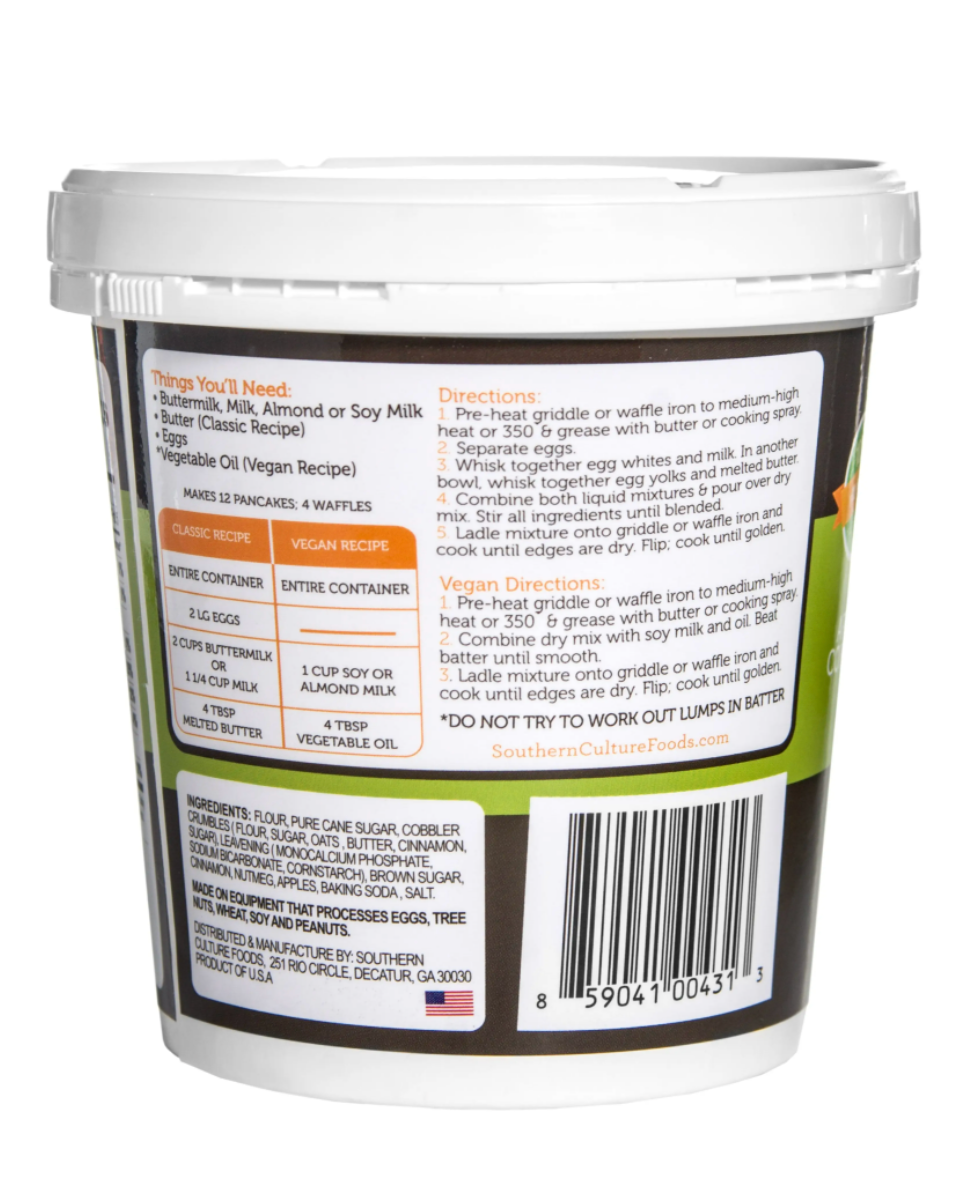 Mezcla para panqueques y gofres de Apple Cobbler