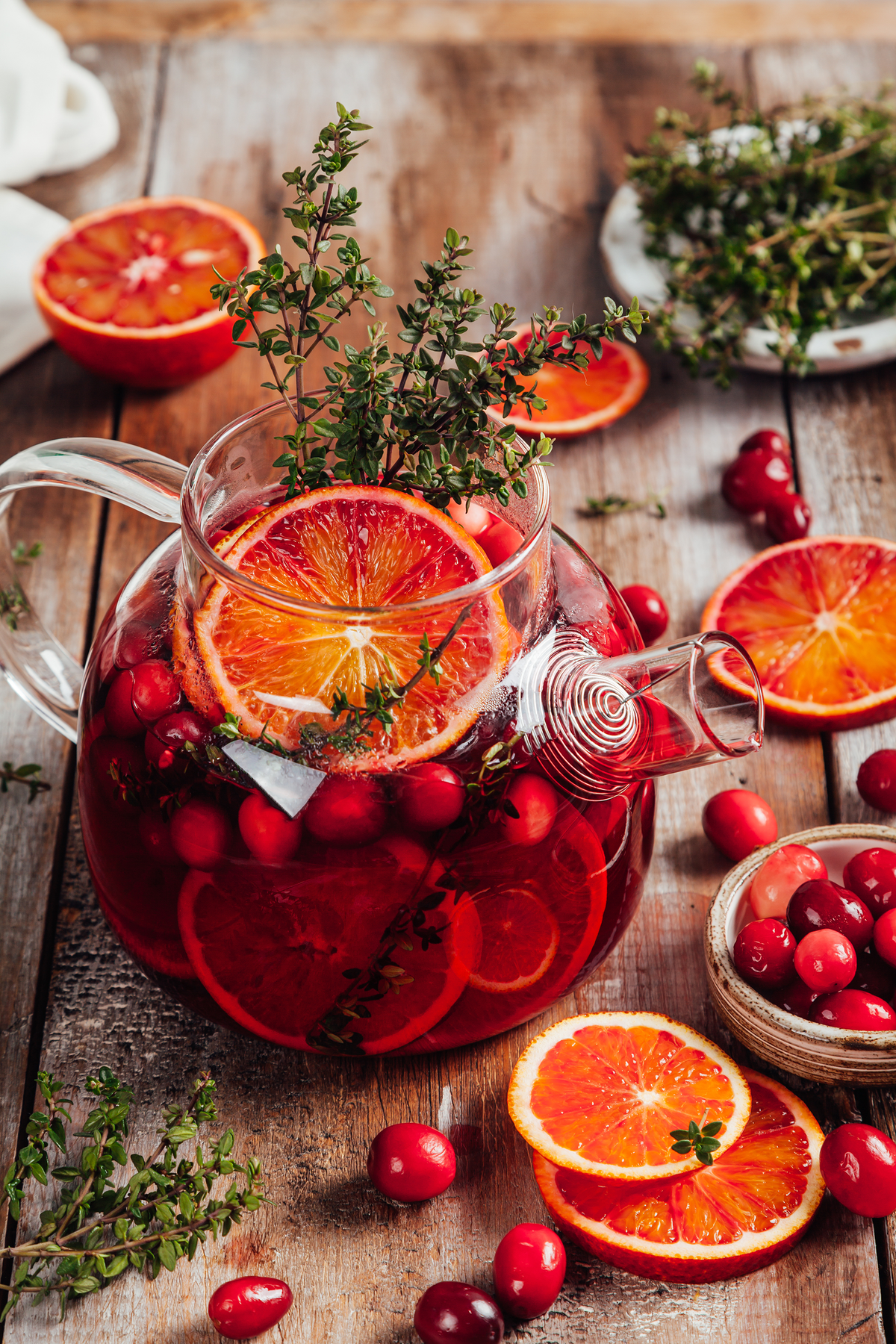 Blood Orange, Hibiscus, & Rose Hips Herbal Iced Tea Bags (6 pack)