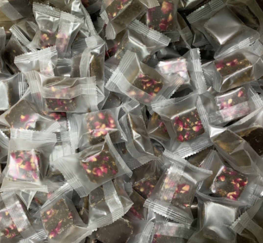 Red Date &amp; Ginger Brown Sugar Cubes - Premium Flower &amp; Fruit Infusion Bundle